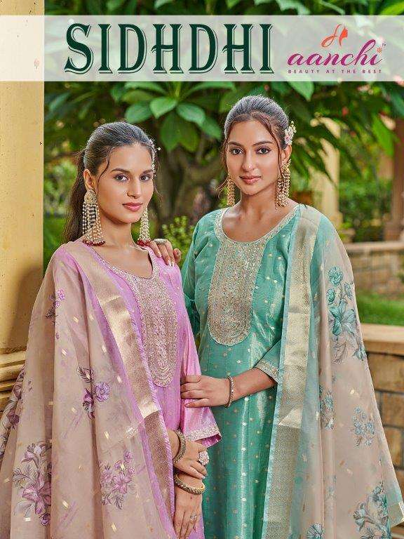 AANCHI SIDHDHI PURE FANCY EMBROIDERY DRESSES-00286