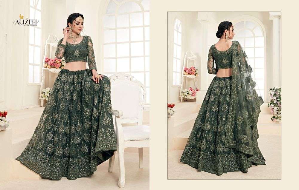 ALIZEH 1004 HIT DESIGN PURE BANGLORI SILK EMBROIDERY LEHENGAS-00001
