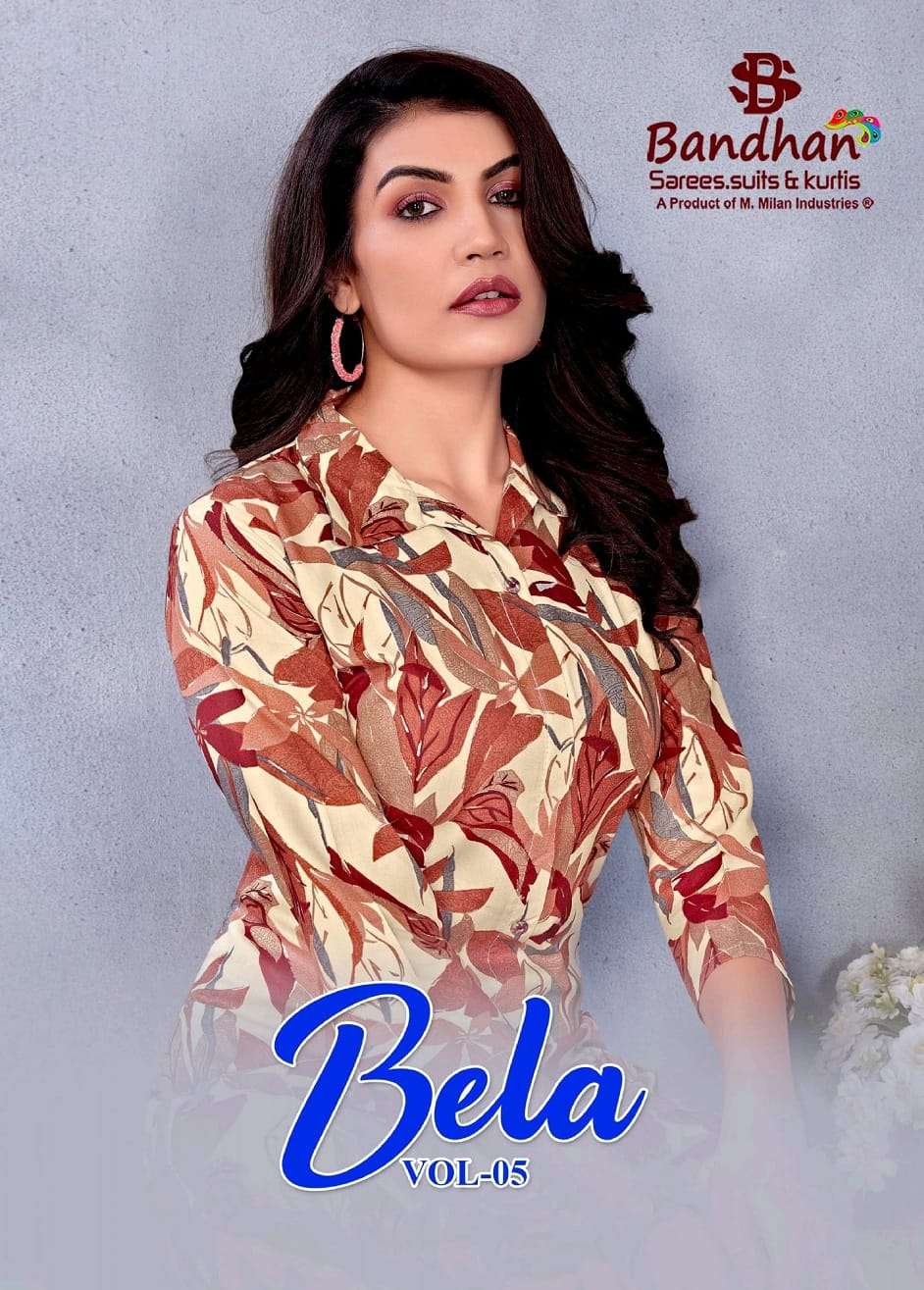 BANDHAN BELA VOL-5 5001 TO 5008 SERIES PURE RAYON PRINTED CO-ORD SET-00015