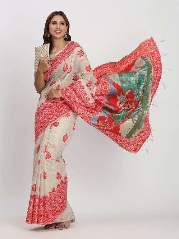 BANSURI BY ASLIWHOLESALE DESIGNER PURE BANARASI SILK SAREES-00281