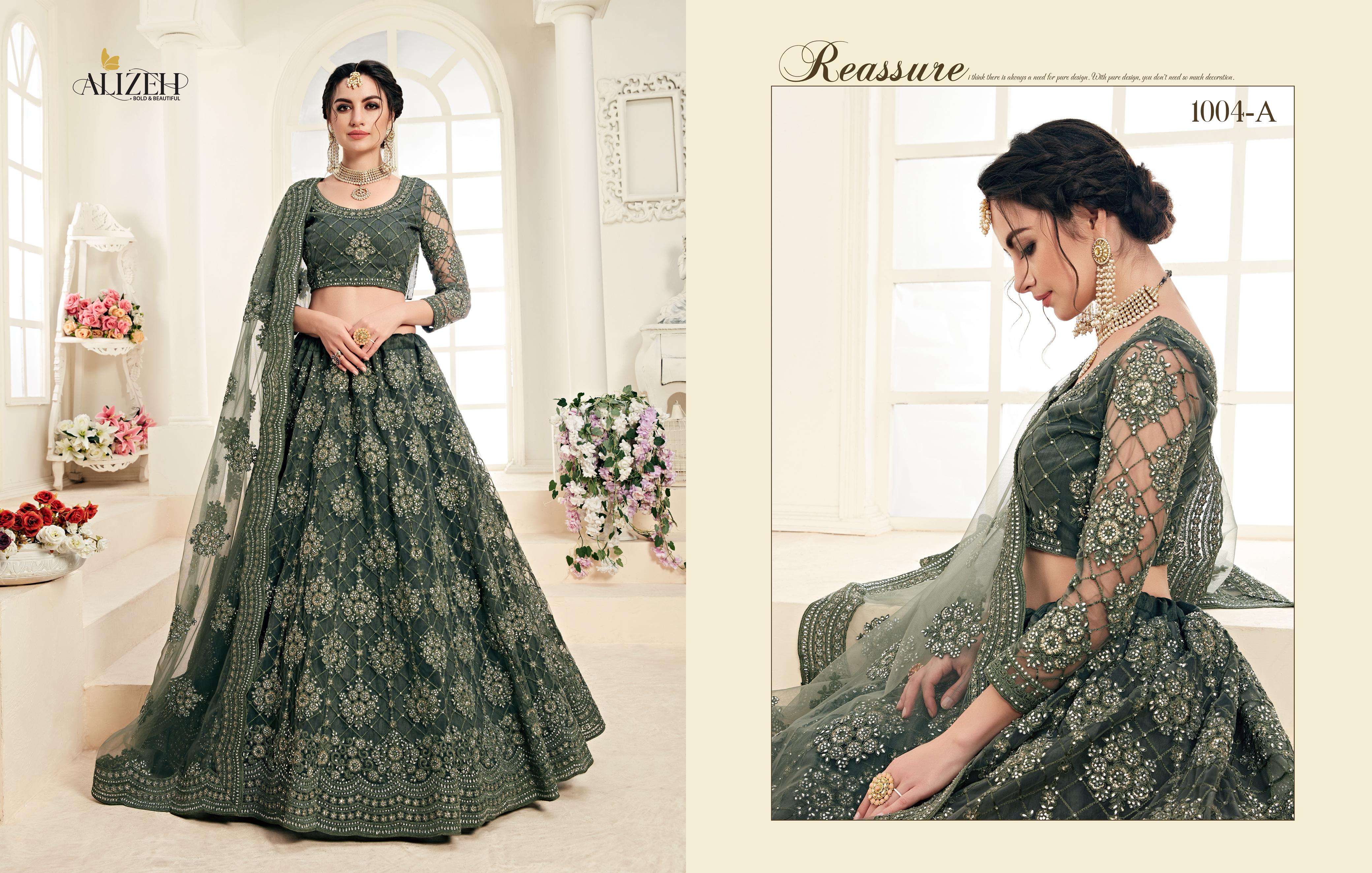 BRIDAL HERITAGE COLOUR SPLASH 1004 -I BY ALIZEH DESIGNER NET LEHENGAS-00001