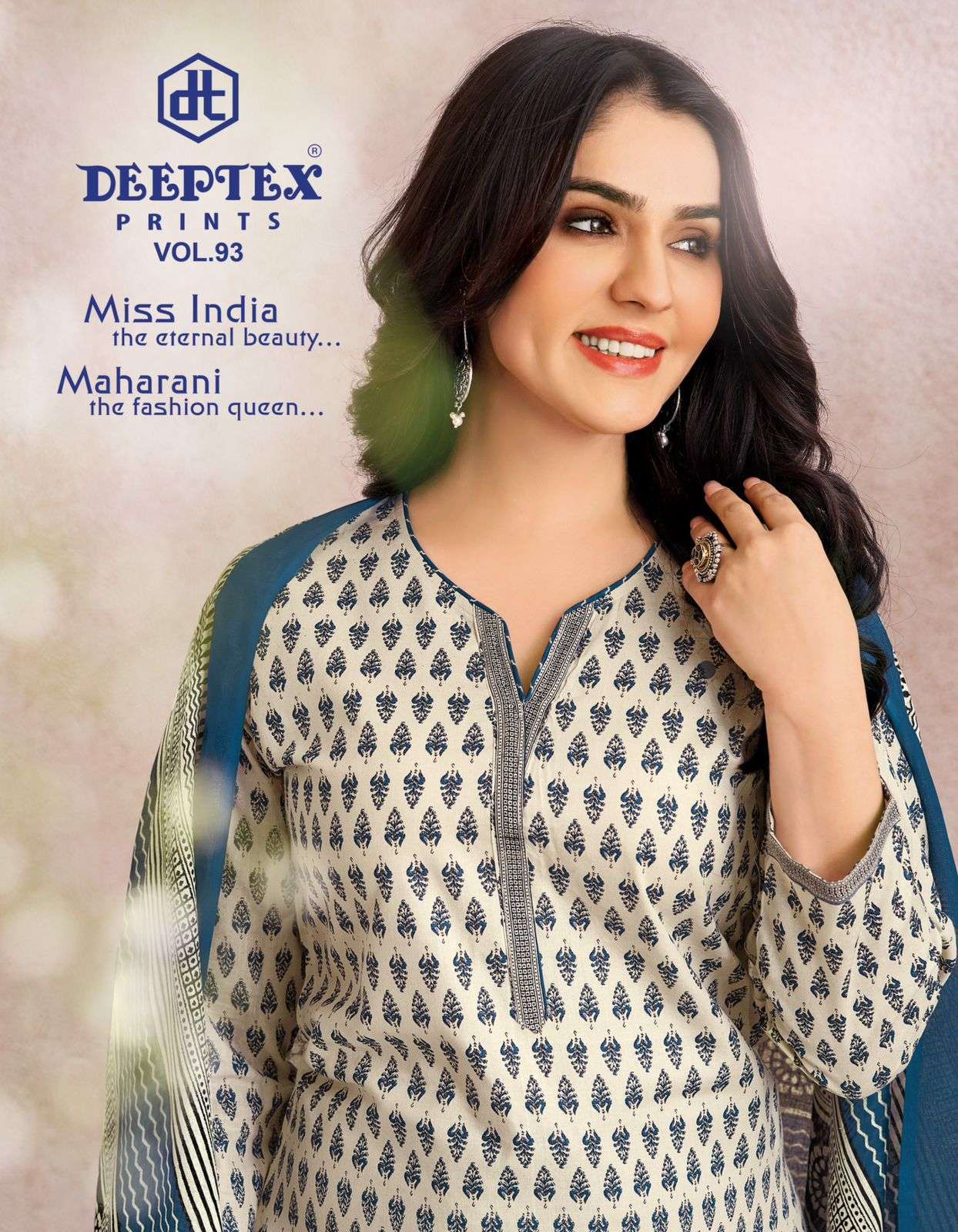 DEEPTEX MISS INDIA VOL-93 9301 TO 9316 SERIES PURE COTTON PRINTED DRESSES-00201