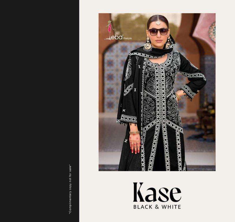 EBA LIFESTYLE KASE 1835 TO 1836 SERIES PURE CHINON EMBROIDERY DRESSES-00289