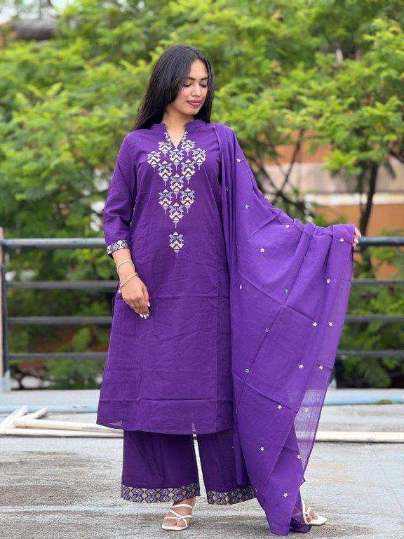 HIMANSHI VOL-870 BY ASLIWHOLESALE DESIGNER PURE COTTON EMBROIDERY DRESSES-00211