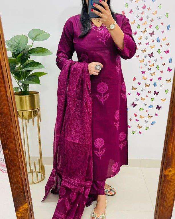 HIMANSHI VOL-873 BY ASLIWHOLESALE DESIGNER PURE COTTON EMBROIDERY DRESSES-00211