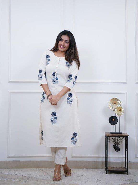 HIMANSHI VOL-875 BY ASLIWHOLESALE DESIGNER PURE COTTON EMBROIDERY DRESSES-00211