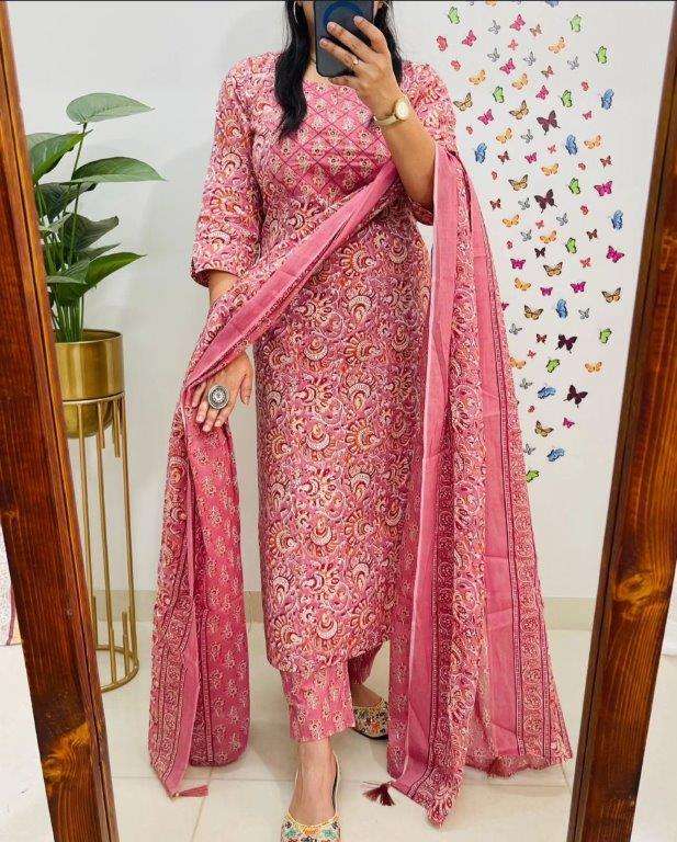HIMANSHI VOL-876 BY ASLIWHOLESALE DESIGNER PURE COTTON PRINTED DRESSES-00211
