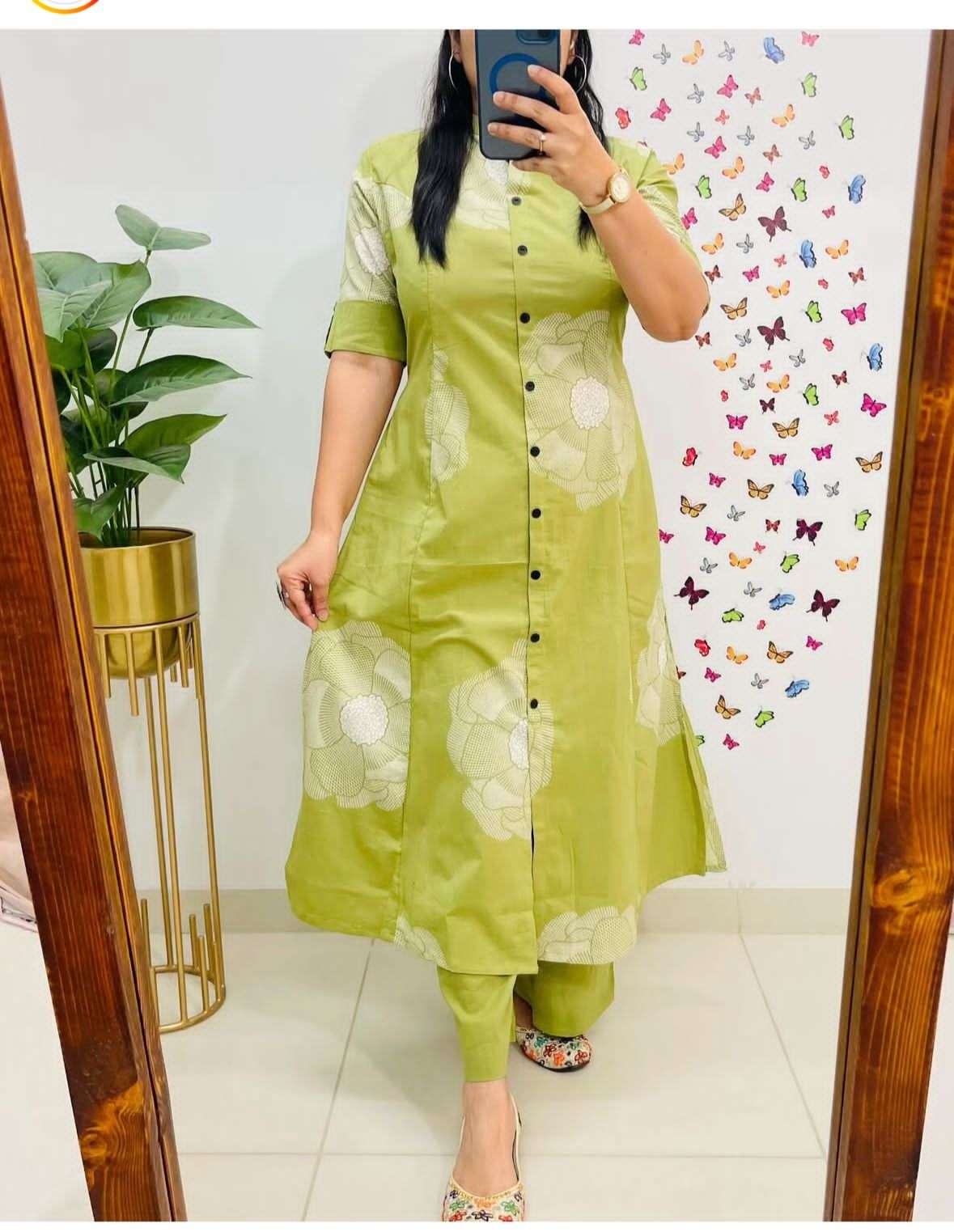 HIMANSHI VOL-881 BY ASLIWHOLESALE DESIGNER PURE COTTON PRINTED DRESSES-00211