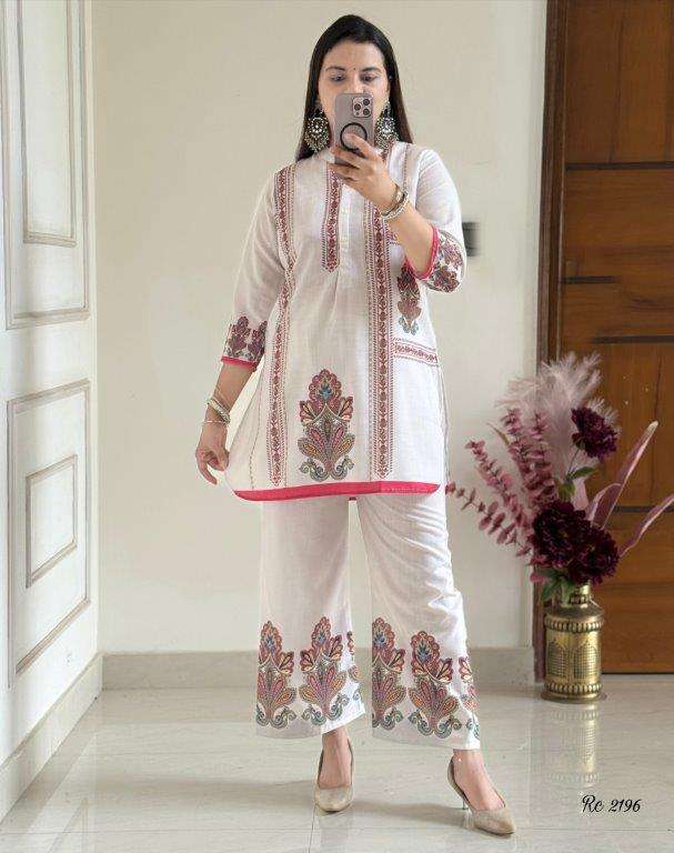 HIMANSHI VOL-882 BY ASLIWHOLESALE DESIGNER PURE COTTON PRINTED CO-ORD SET-00211