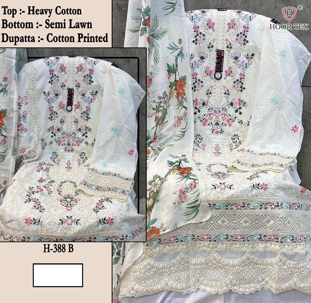 HOOR TEX H-388 HEAVY COTTON PAKISTANI DRESSES-00020