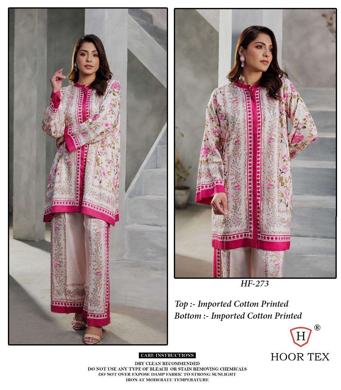 HOOR TEX HF-273 TO HF-280 PURE SATN PRINTED PAKISTANI CO-ORD SET-00020