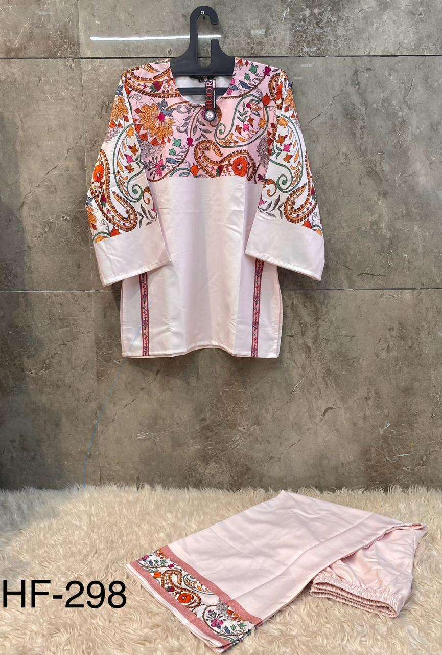 HOOR TEX HF-290 TO HF-299 SERIES PURE RAYON PRINTED PAKISTANI CO-ORD SET-00020