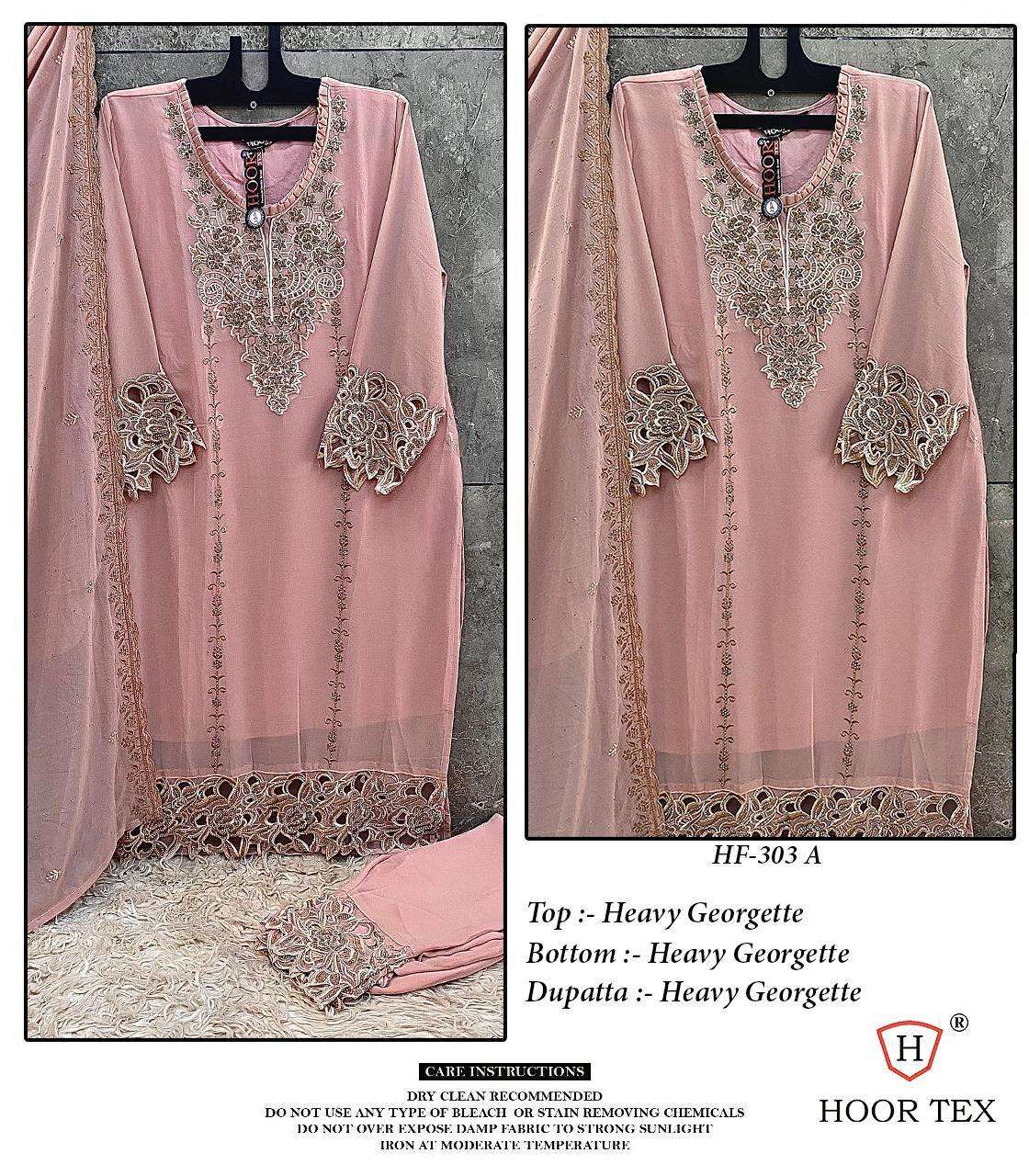 HOOR TEX HF-303 HEAVY GEORGETTE PAKISTANI DRESSES-00020