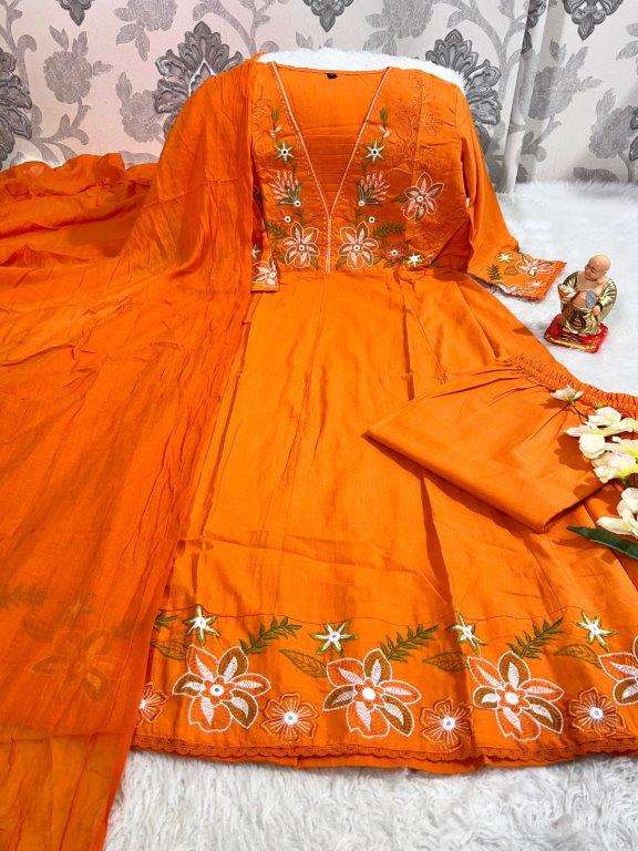 JYOTI VOL-284 BY ASLIWHOLESALE DESIGNER PURE COTTON EMBROIDERY DRESSES-00233