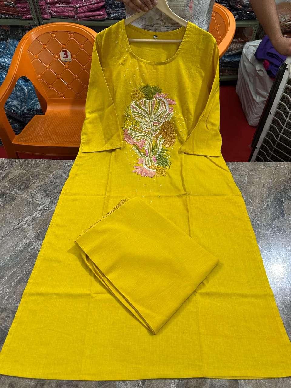 JYOTI VOL-289 BY ASLIWHOLESALE DESIGNER PURE COTTON EMBROIDERY PRINTED KURTIS-00233