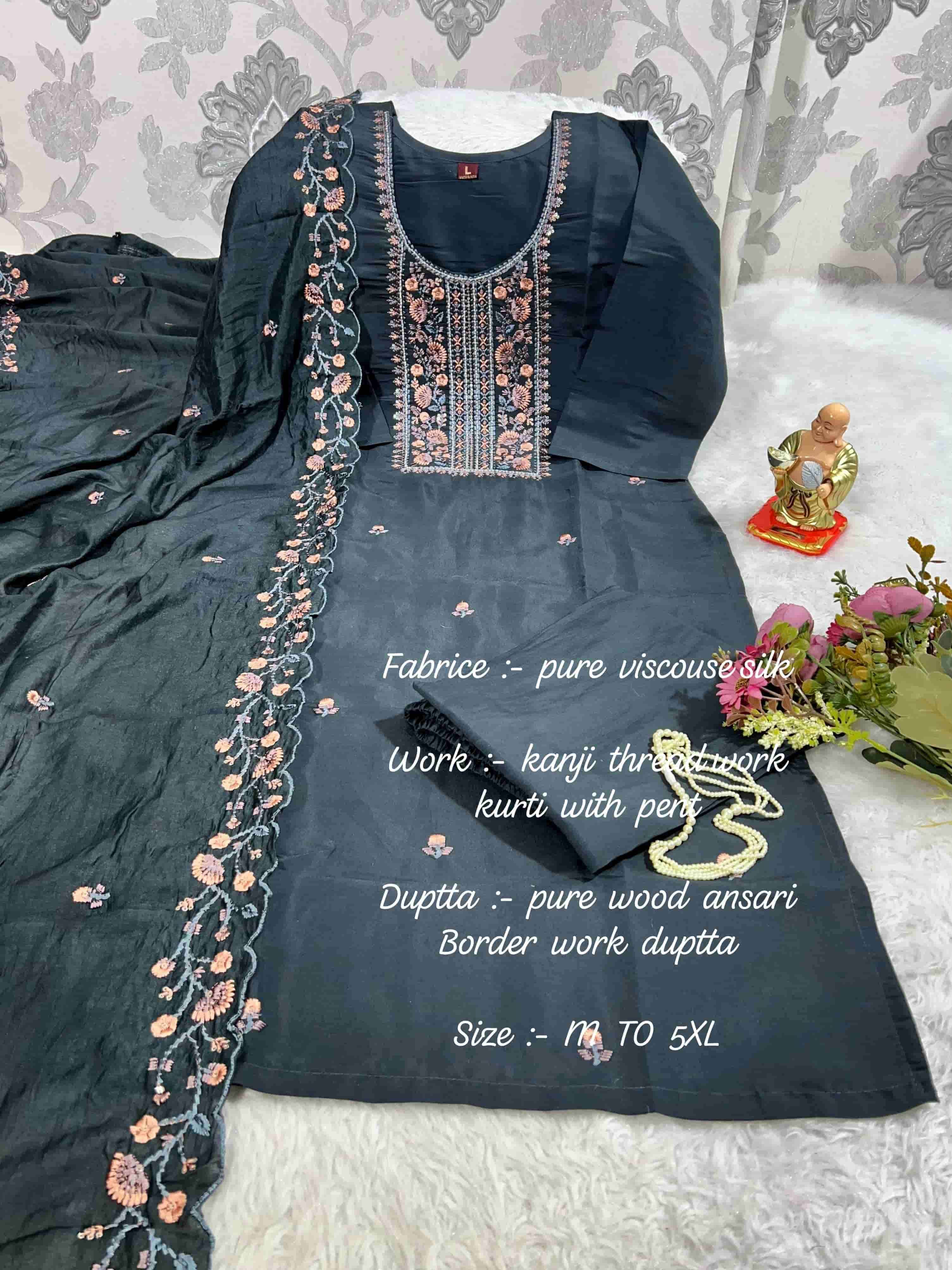 JYOTI VOL-290 BY ASLIWHOLESALE DESIGNER PURE SOFT MUSLIN AND VISCOSE EMBROIDERY PRINTED DRESSES-0023...