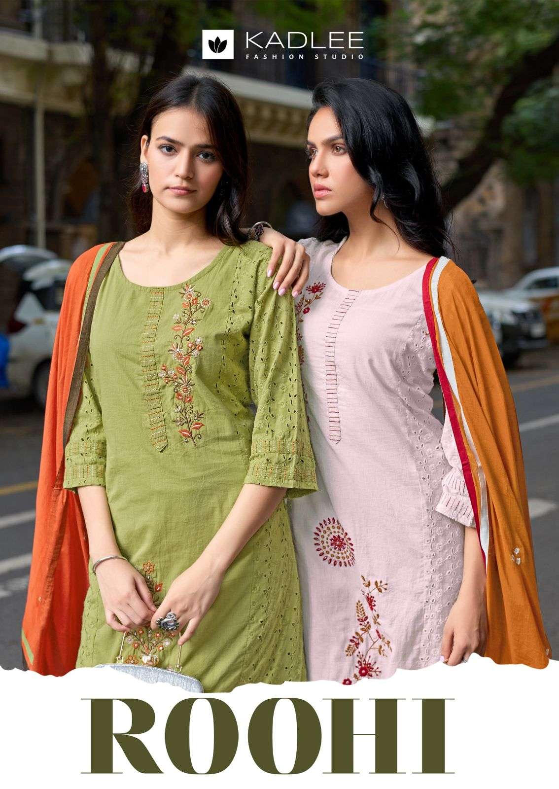 KADLEE ROOHI PURE COTTON DRESSES-00014