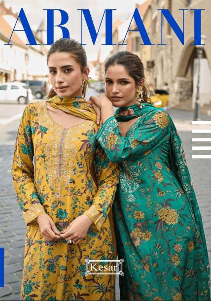 KESAR ARMANI VOL-02 PURE VISCOSE MUSLIN HAND WORK DRESSES-00028