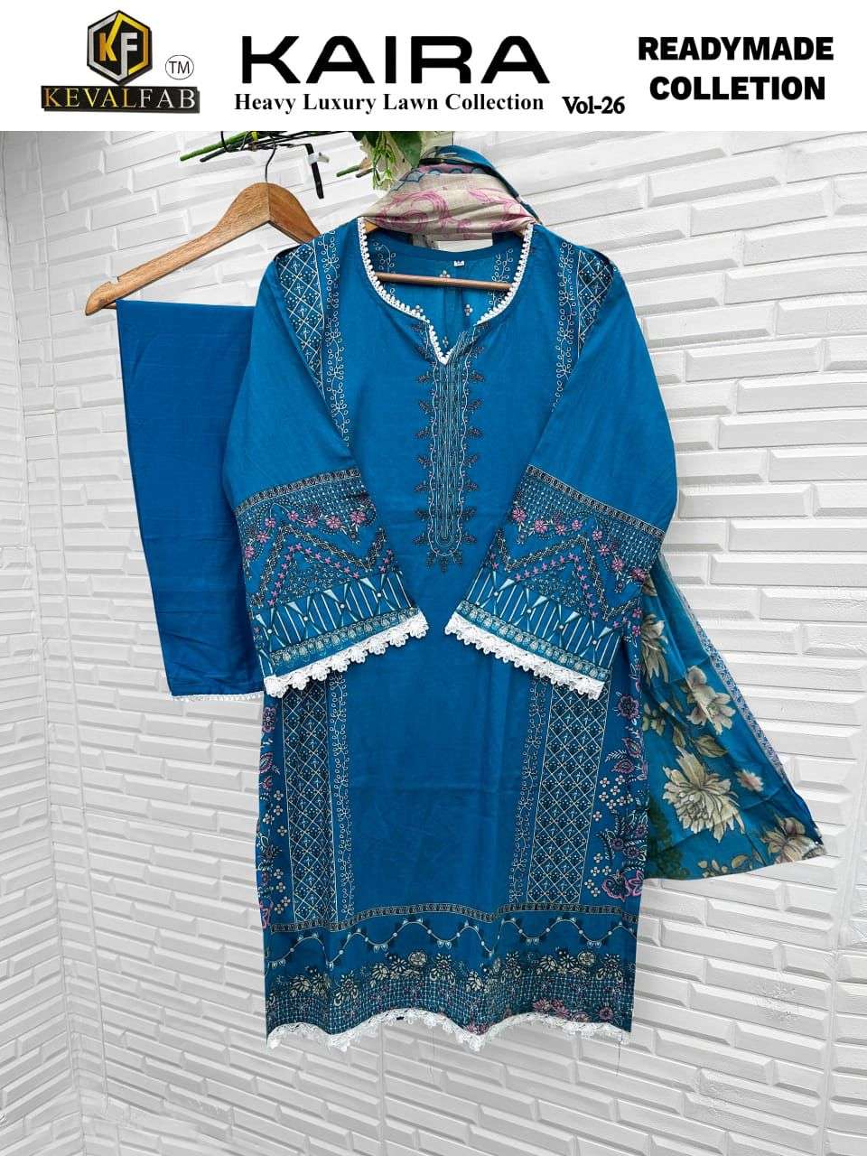 KEVAL FAB KAIRA VOL-26 RM PURE COTTON PTINTED PAKISTANI DRESSES-00062
