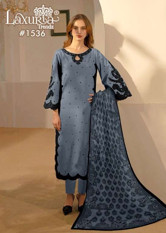 LAXRUIA 1536 PURE GEORGETTE EMBROIDERY PAKISTANI DRESSES-00005