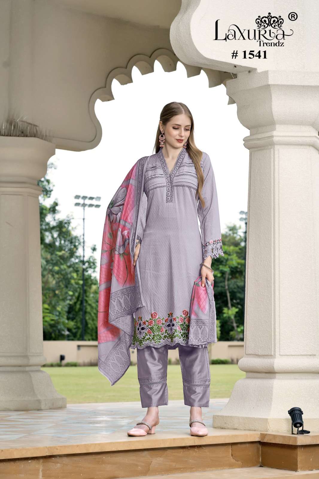 LAXURIA 1541 PURE VISCOSE PAKISTANI DRESS-00005