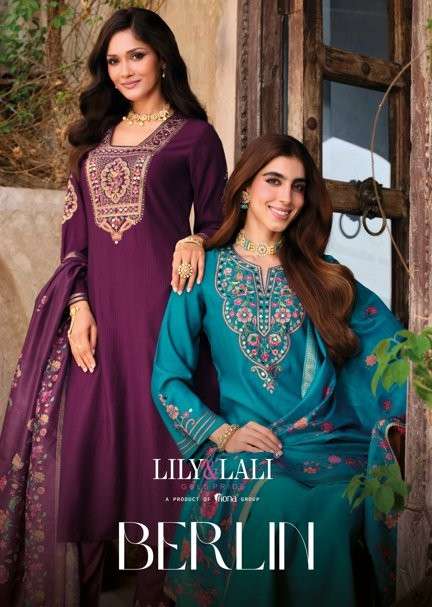LILY AND LALI BERLIN PURE VISCOSE SILK COTTON DRESSES-00028