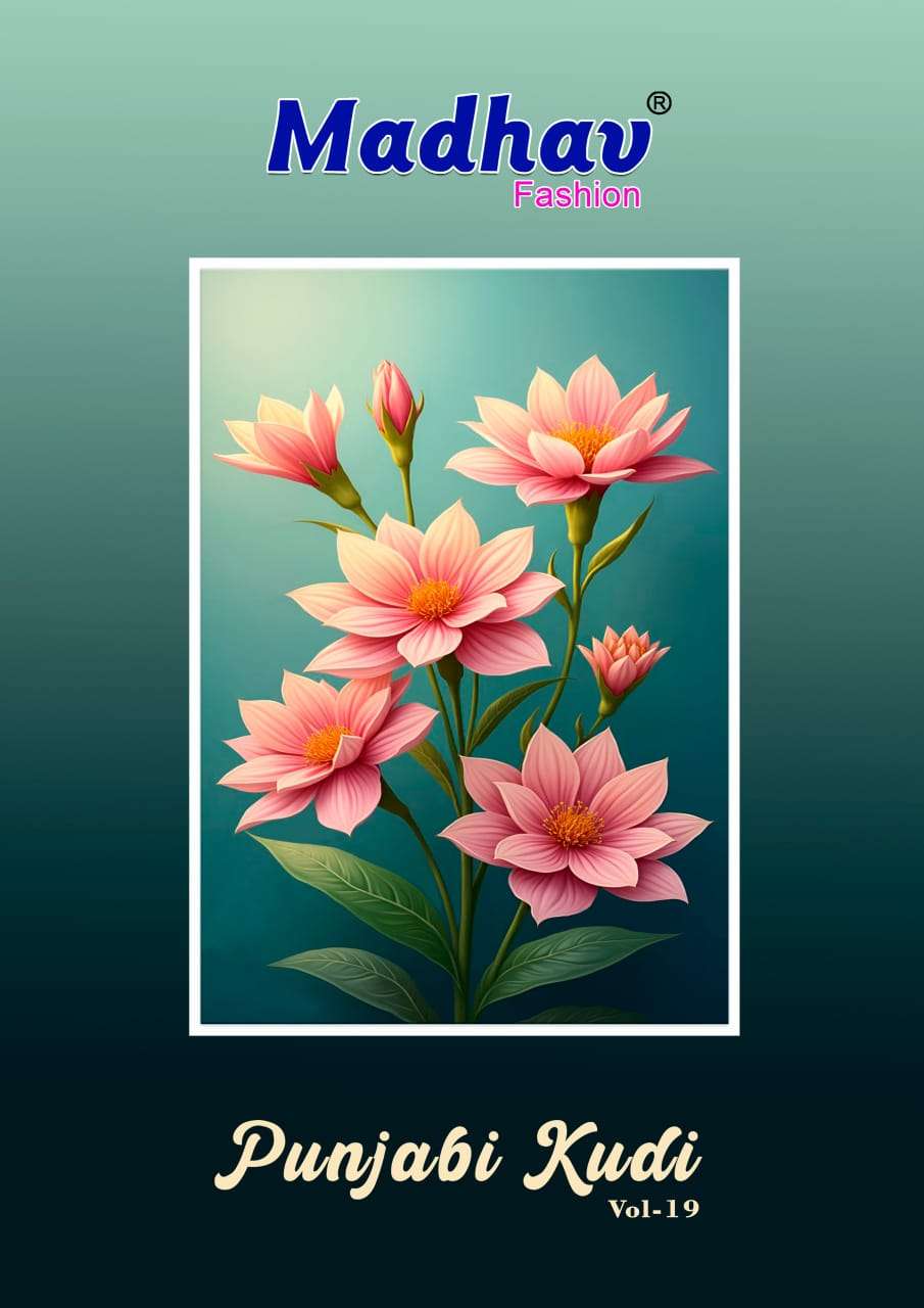 MADHAV PUNJABI KUDI VOL-19 19001 TO 19010 SERIES PURE COTTON PRINTED DRESSES-00015