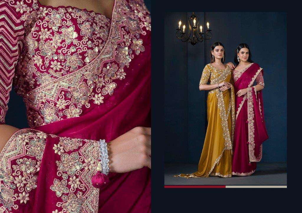 MAHOTSAV MOHMANTHAN 24500 STARDUST 24507 TO 24522 SERIES SILK HANDWORK SAREES-00276