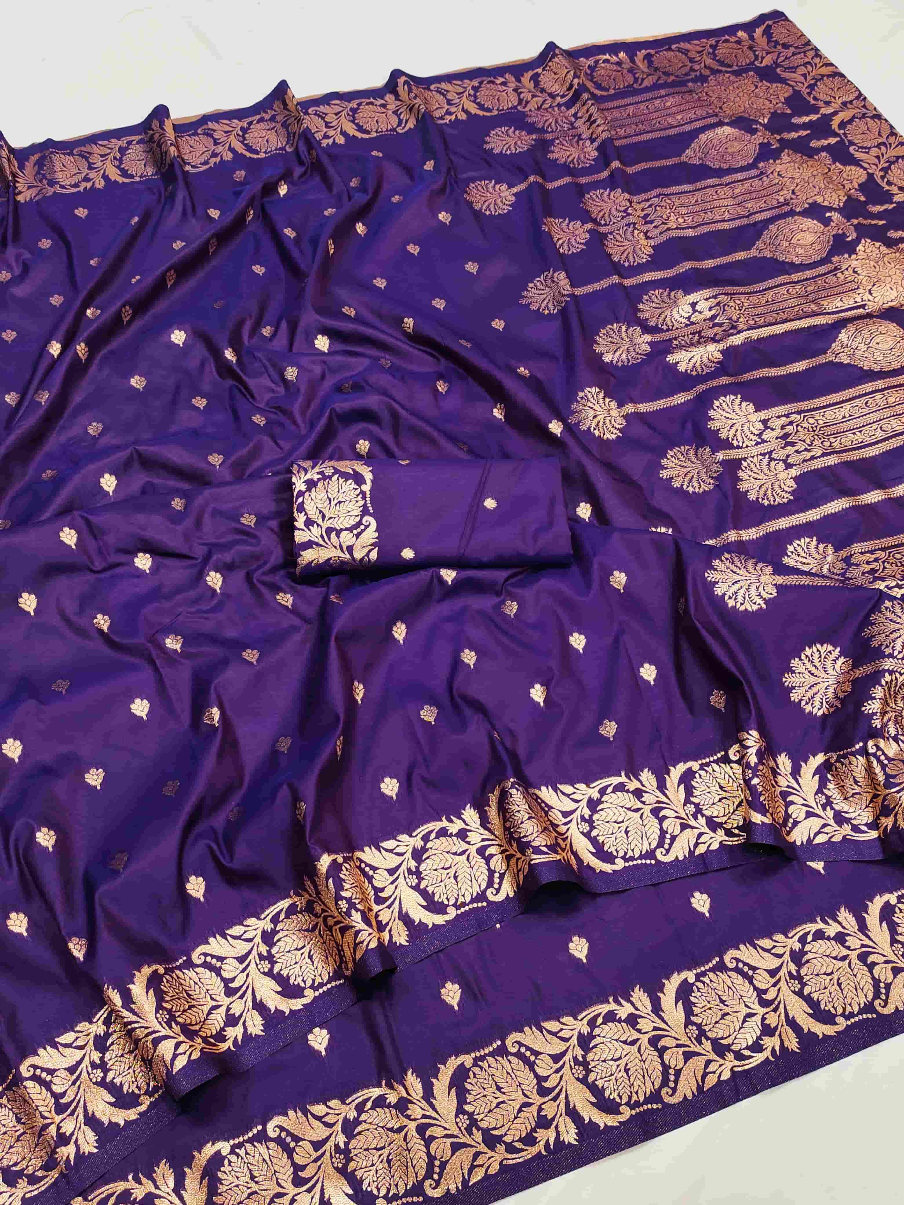 MB-171 BY ASLIWHOLESALE DESIGNER PURE BANARASI SILK SAREES-00049
