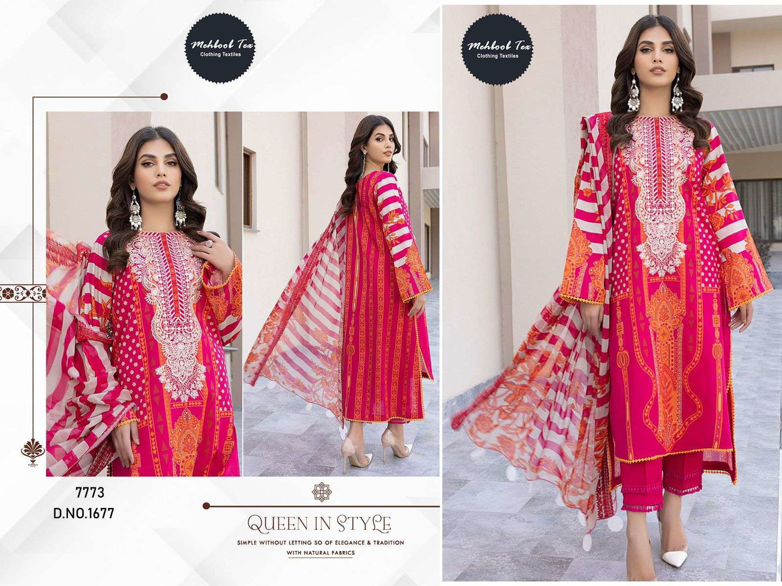 MEHBOOB TEX 1677 PURE COTTON PRINTED PAKISTANI DRESS-00062