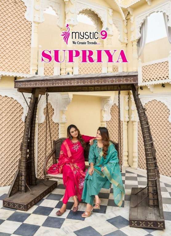 MYSTIC9 SUPRIYA PURE VERTICAN HANDWORK DRESSES-00140