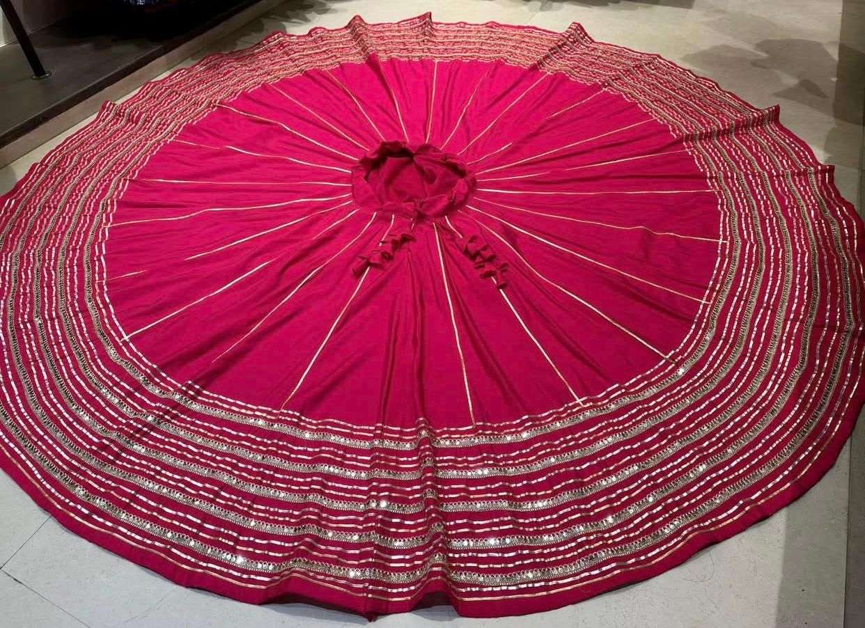 NAVRATRI VOL-15 BY ASLIWHOLESALE DESIGNER PURE RAYON COTON PRINTED EMBROIDERY PRINRED LEHENGAS-00029