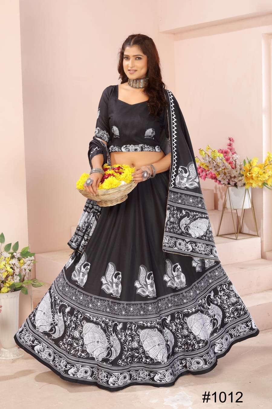 NAVYA VOL-28 BY ASLIWHOLESALE DESIGNER PURE RAYON COTTON EMBROIDERY LEHENGAS-00294