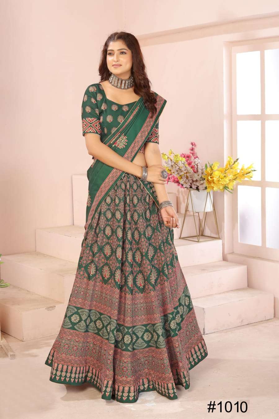 NAVYA VOL-29 BY ASLIWHOLESALE DESIGNER PURE RAYON COTTON EMBROIDERY LEHENGAS-00294