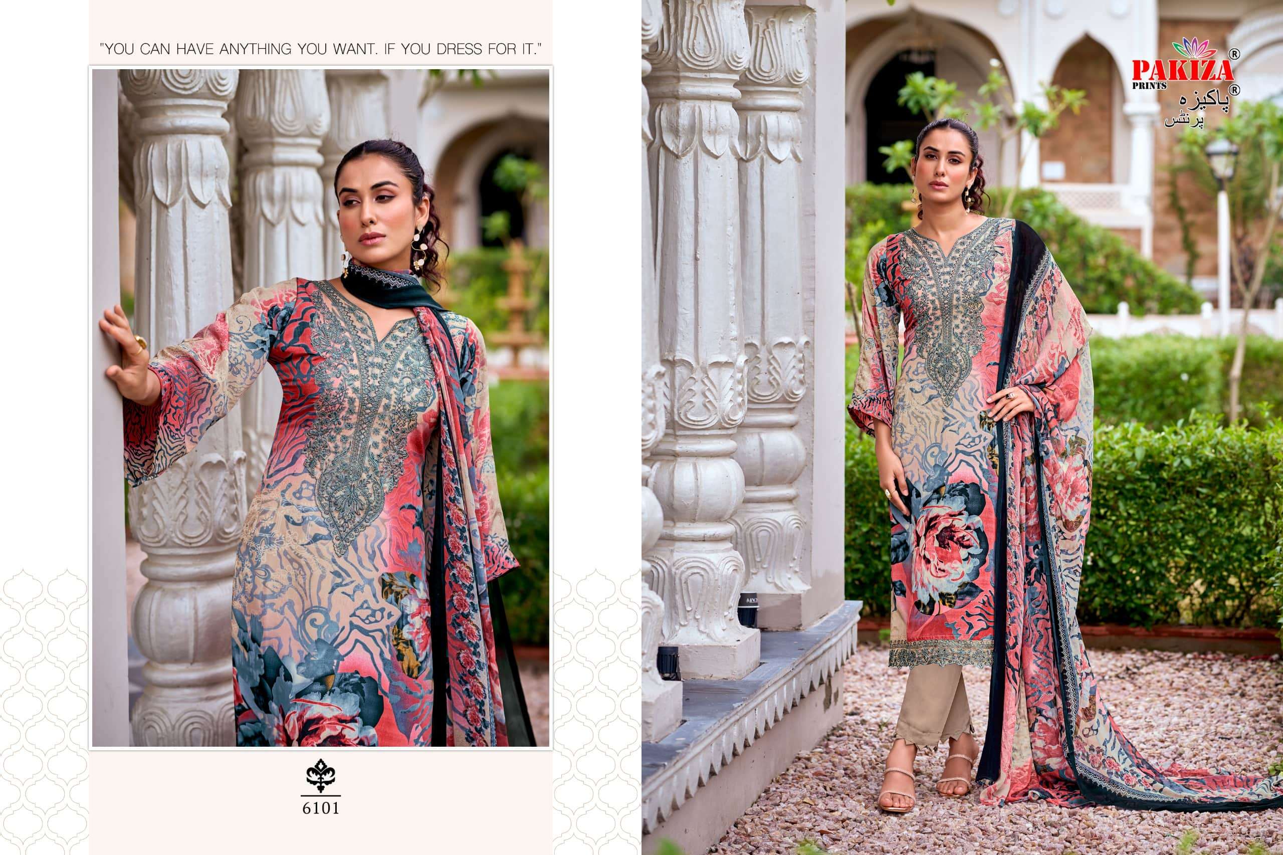 PAKIZA PRINTS SANAYA VOL-61 PURE CREPE PRINTED PAKISTANI DRESSES-00011