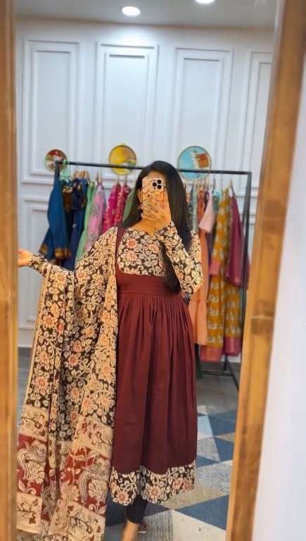 PC-529 BY ASLIWHOLESALE DESIGNER PURE RAYON COTTON PRINTED DRESSES-00045