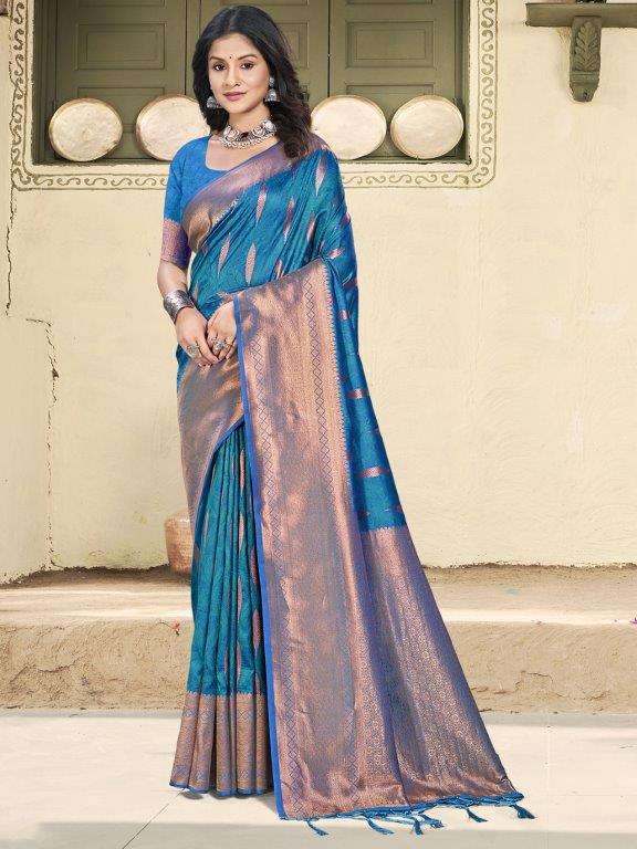 PINKVILLA BY ASLIWHOLESALE DESIGNER PURE SILK SAREES-00281