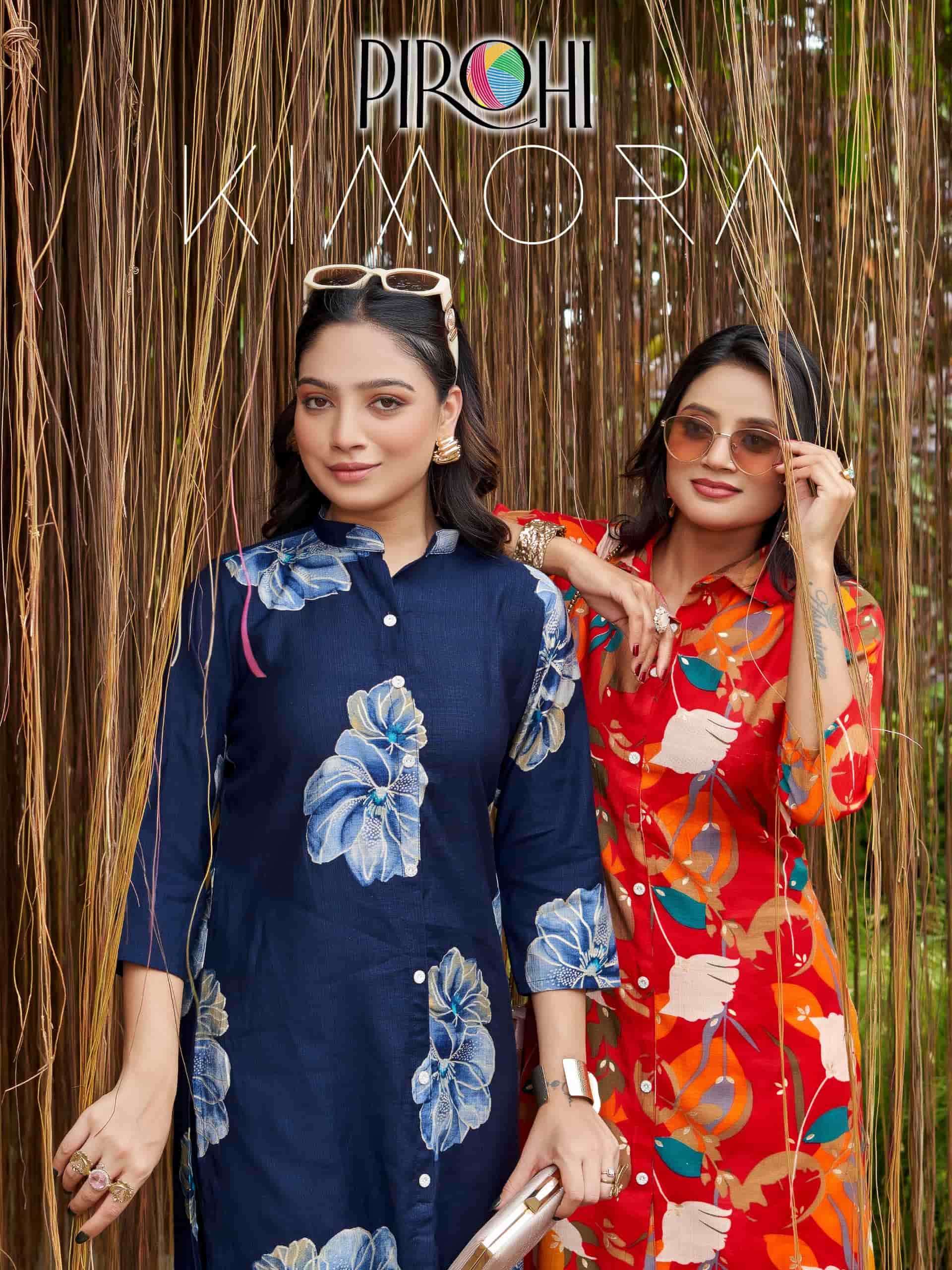 PIROHI KIMORA PURE VISCOSE PRINTED CO-ORD SET-00140