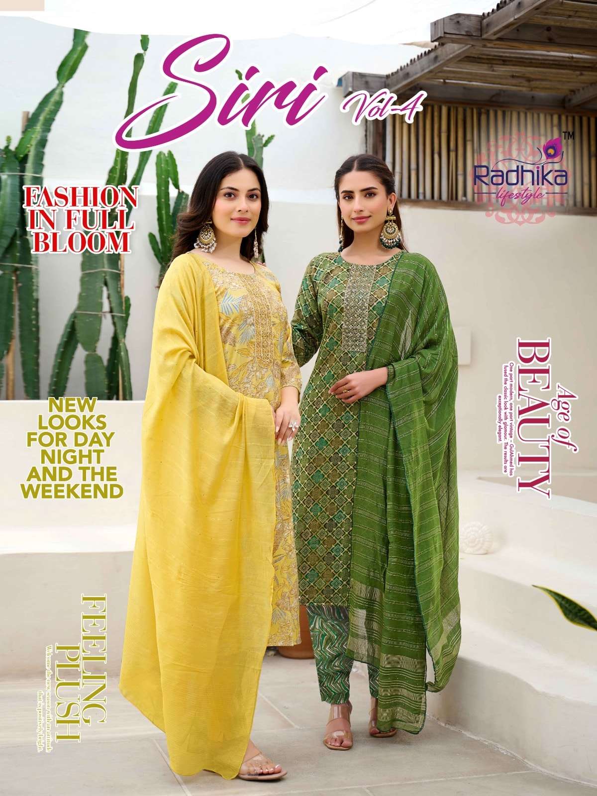 RADHIKA LIFESTYLE SIRI VOL-4 4001 TO 4008 SERIES PURE RAYON PRINTED DRESSES-00014