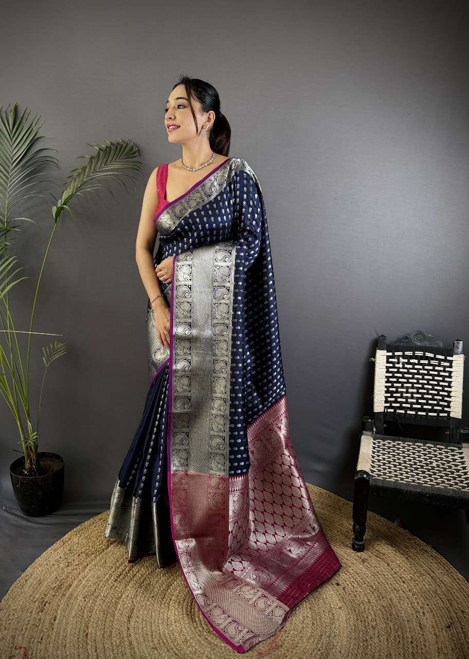 RAFAEL BY ASLIWHOLESALE DESIGNER PURE BANARASI SILK SAREES-00230