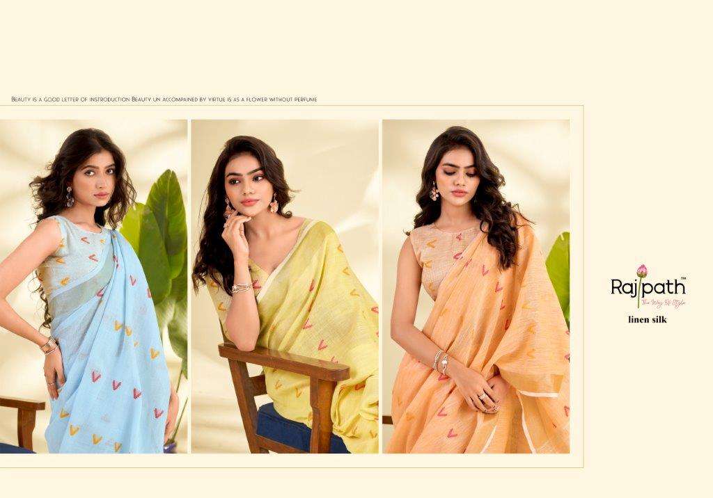 RAJPATH ARROW SILK 430 TO 435 SERIES PURE SILK PRINTED SAREES-00137