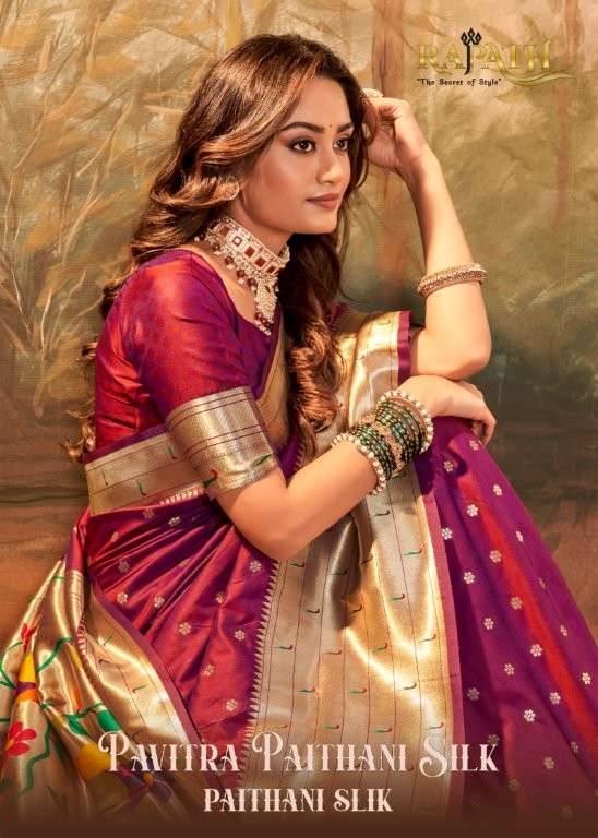 RAJPATH PAVITRA PAITHANI SILK PURE PAITHANI SILK SAREES-00137