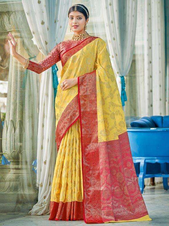 RAJSUNDARI BY ASLIWHOLESALE DESIGNER PURE  LINEN COTTON SAREES-00281