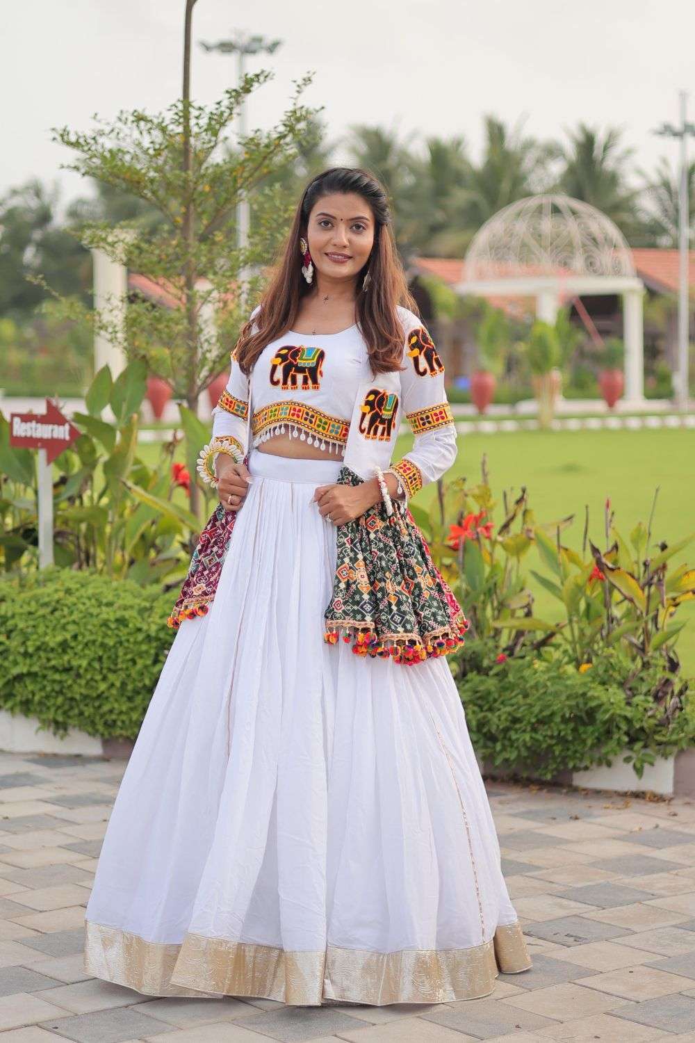 RM-127 BY ASLIWHOLESALE DESINGER PURE COTTON EMBROIDERY PRINTED LEHNGAS-00236