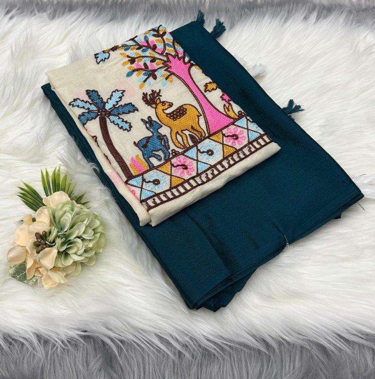 ROLEX BY ASLIWHOLESALE DESIGNER PURE CHINON SAREES-00256