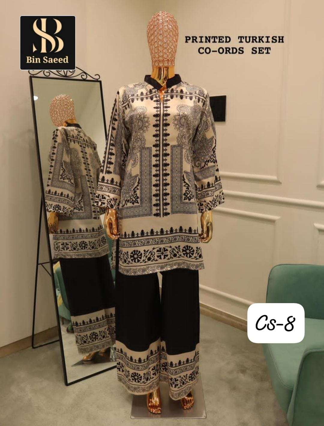 SAPPHIRE CO-ORD SET VOL-8 PURE SATIN  EMBROIDERY PRINTED CO-ORD SET-00272