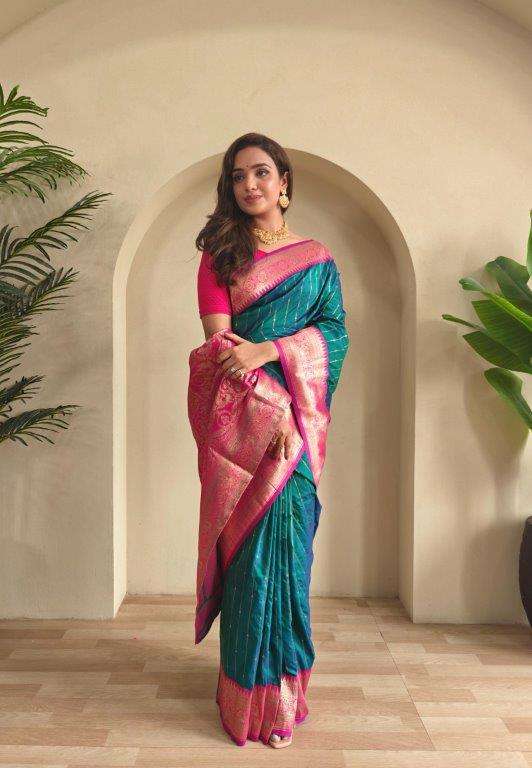 SARIKA BY ASLIWHOLESALE DESIGNER PURE SILK SAREES-00282