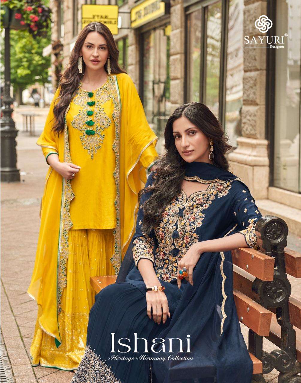 SAYURI ISHANI PURE SILK GEORGETTE DRESSES-00150