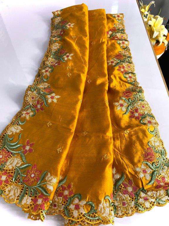 SHAMBHAVI BY ASLIWHOLESALE DESIGER PURE SILK EMBROIDERY SAREES-00282