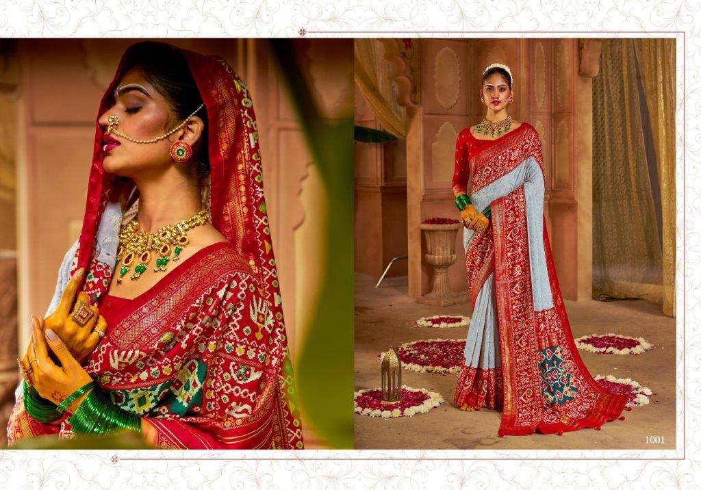 SHUBH SHREE SUKANYA 1001 TO 1007 SERIES PURE SILK EMBROIDERY SAREES-00025